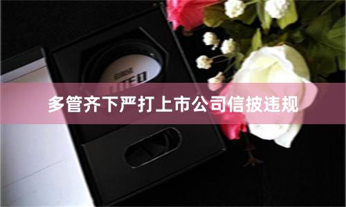 多管齐下严打上市公司信披违规